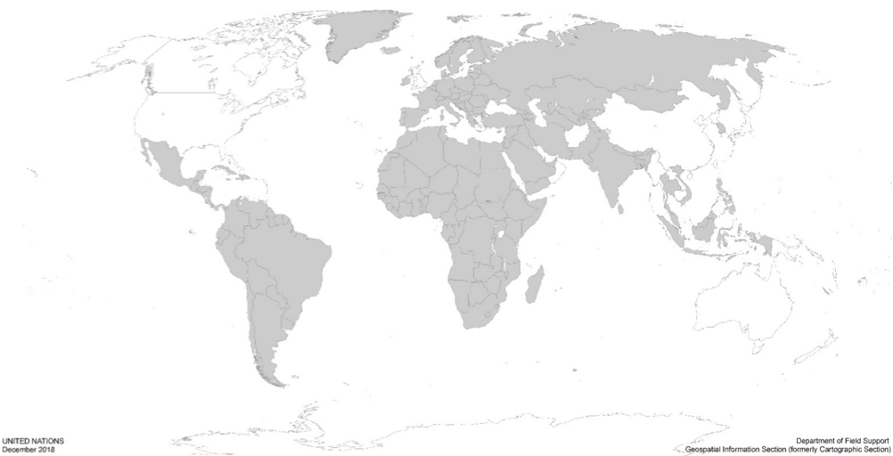 UN Special Rapporteur map of countries recognizing healthy environment as a human right
